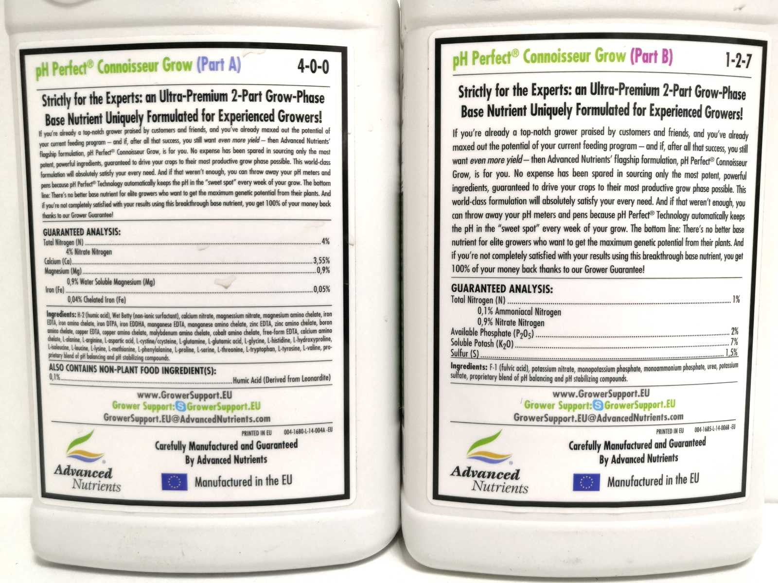 Advanced Nutrients Connoisseur Grow or Bloom A & B – 250ml