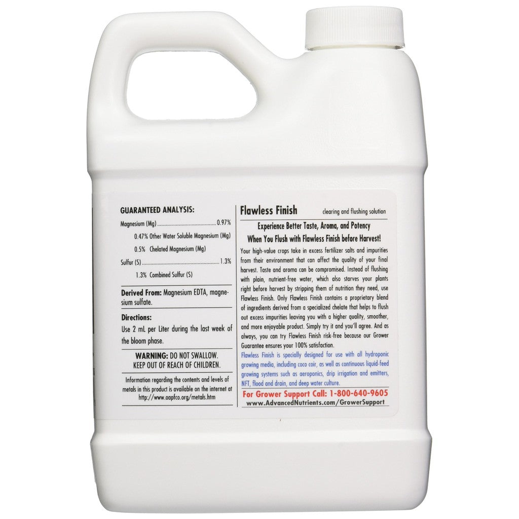 Advanced Nutrients Flawless Finish 250ml / 500ml – Plant Flush Solution