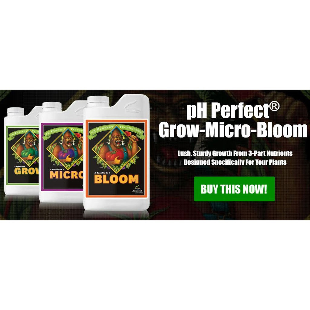 Advanced Nutrients pH Perfect Grow, Micro & Bloom 3-Part Base Nutrients – Pack of 3