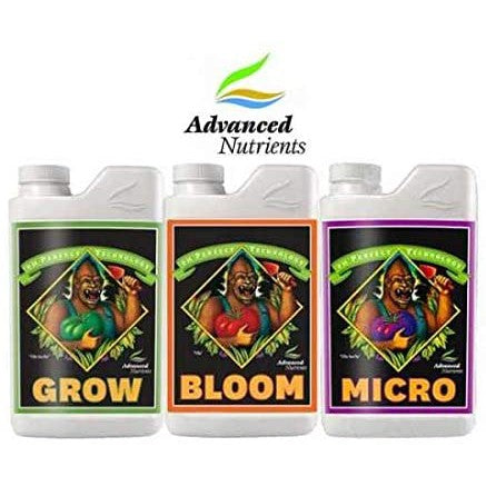 Advanced Nutrients pH Perfect Grow, Micro & Bloom 3-Part Base Nutrients – Pack of 3