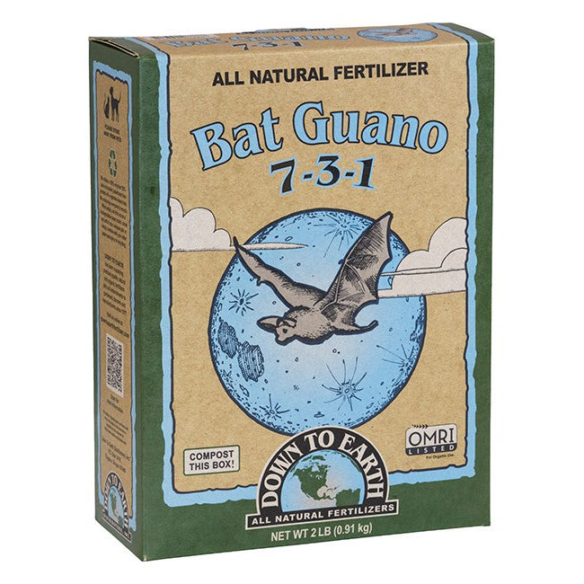 Down to Earth Bat Guano 7-3-1 β Organic Nitrogen Fertilizer for Vegetables & Herbs