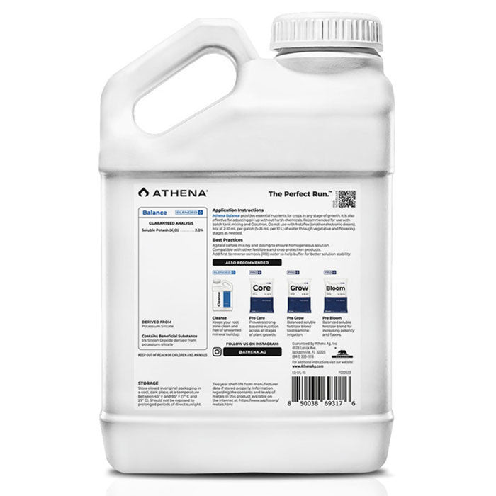 Athena Balance 0-0-2 pH Buffer & Silicon Supplement – 250ml