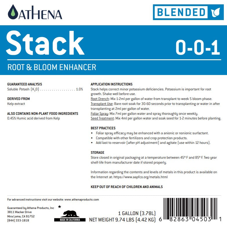 Athena Stack 0-0-1 | Root & Bloom Enhancer – 250ml