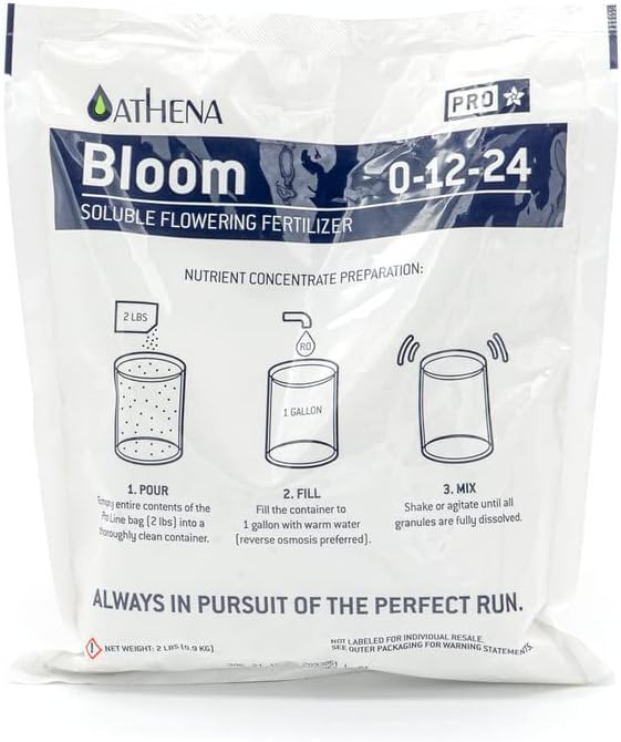 Athena Pro Grow, Bloom & Core – 2 lbs Water Soluble Nutrients Set