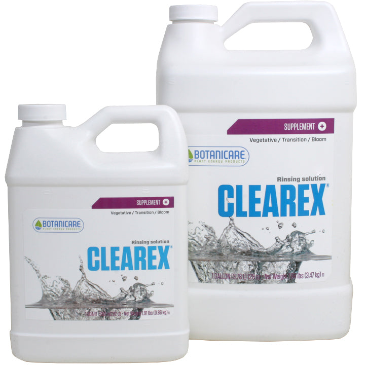 Botanicare Clearex – 1 Quart | Salt Flush & Root Rinse for Indoor Gardening