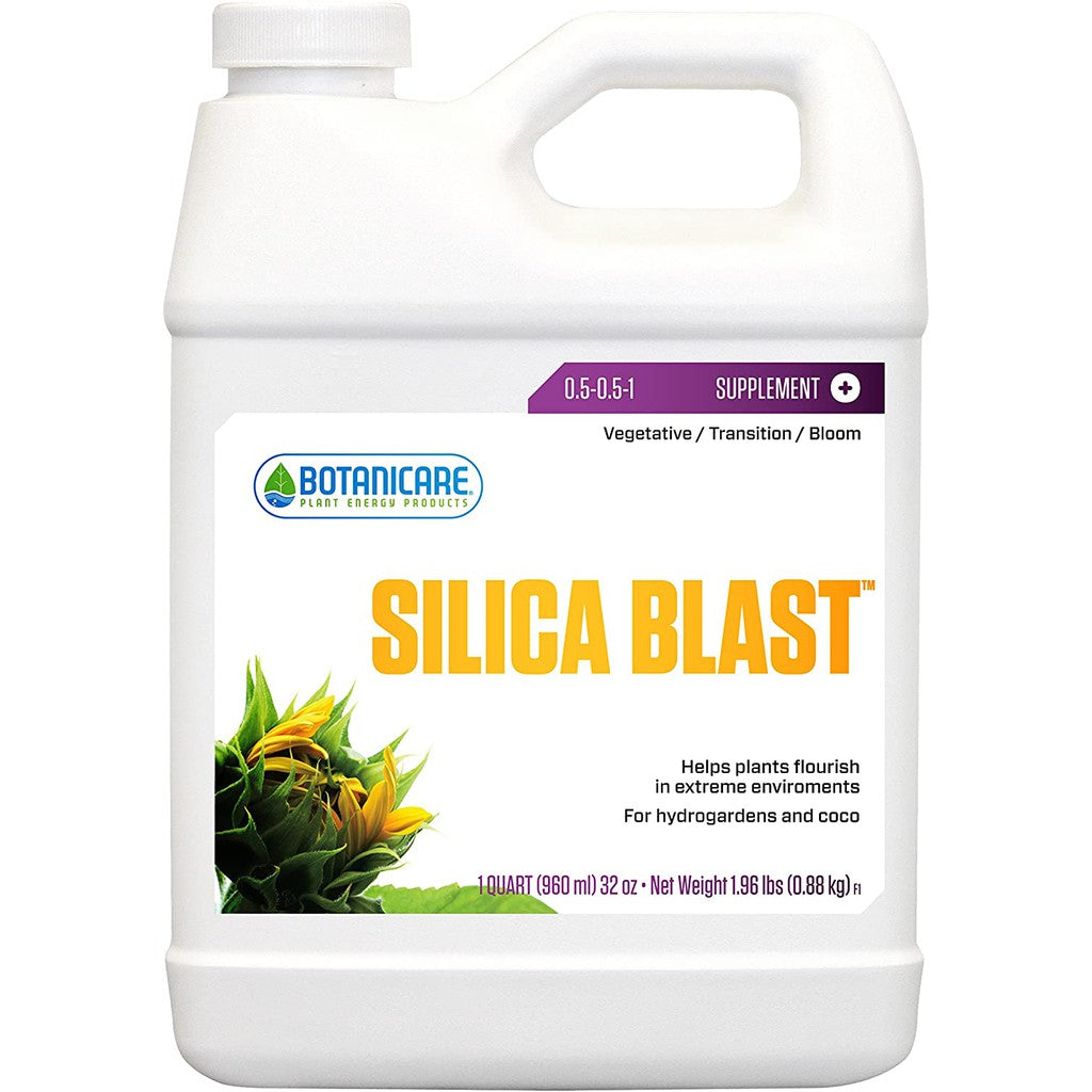 Botanicare Silica Blast 1 Quart – Plant Strengthener for Stress Resistance
