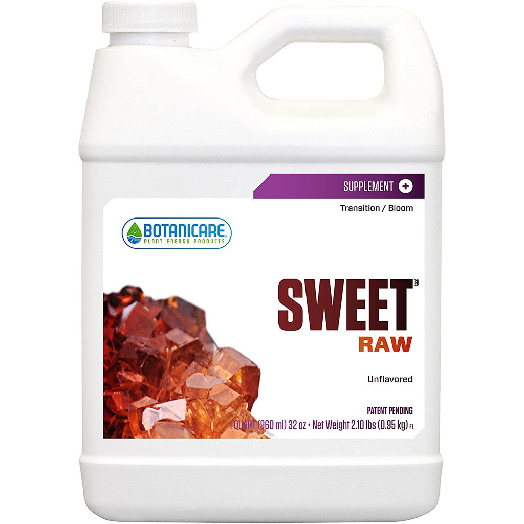 Botanicare Sweet Raw 1 Quart – Plant Energy & Metabolic Booster for Vegetables & Herbs