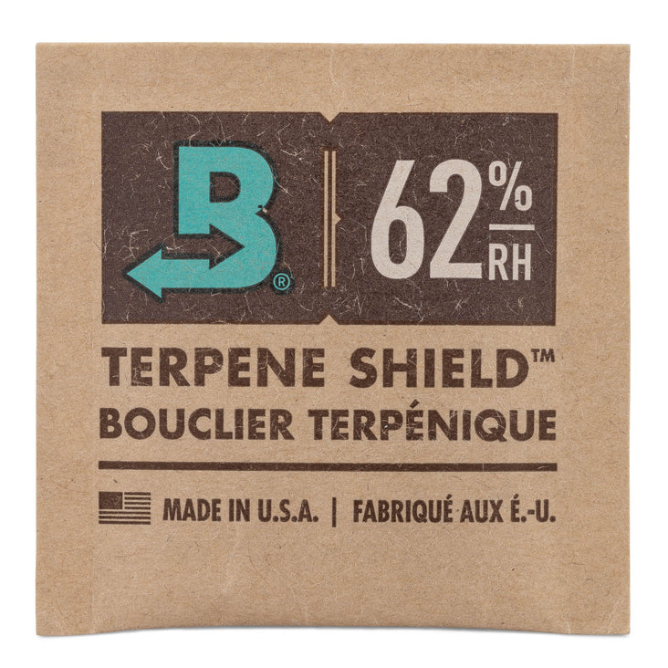 Boveda Terpene Shield 62% Humidity Control – Size 8 (8g) & Size 4 (4g)