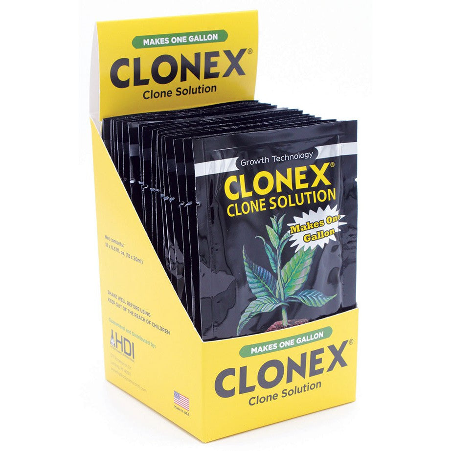 Clonex Clone Solution 20 mL Packet – Root Booster for Cuttings & Seedlings