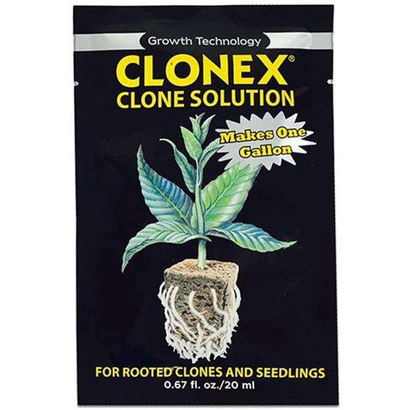 Clonex Clone Solution 20 mL Packet – Root Booster for Cuttings & Seedlings
