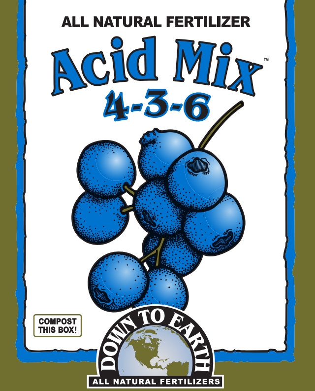 Down To Earth Acid Mix 4-3-6 – Organic Fertilizer for Acid-Loving Plants