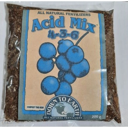Down To Earth Acid Mix 4-3-6 – Organic Fertilizer for Acid-Loving Plants