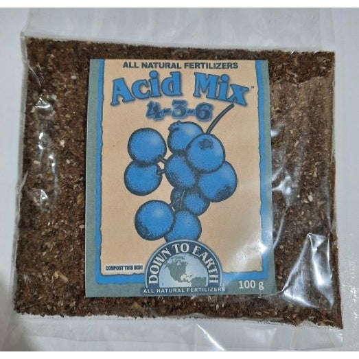 Down To Earth Acid Mix 4-3-6 – Organic Fertilizer for Acid-Loving Plants