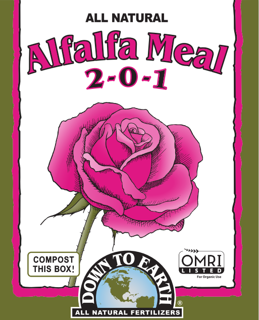 Down To Earth Alfalfa Meal 2.5-0.5-2.5 – Organic Plant-Based Fertilizer for Vegetables & Flowers