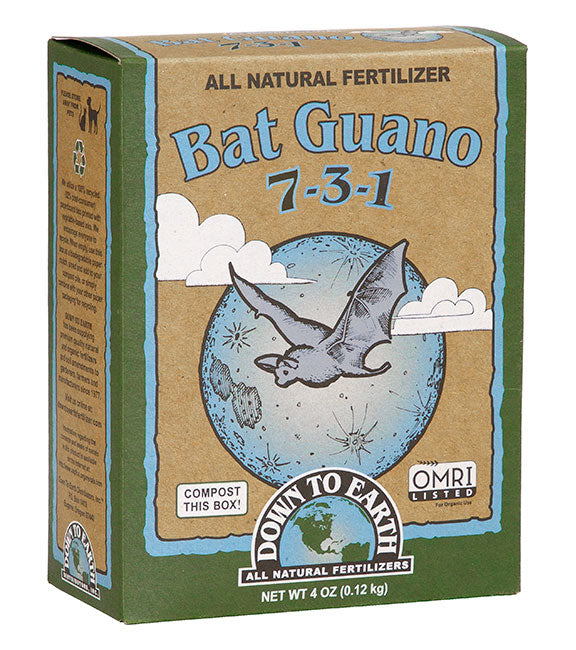 Down to Earth Bat Guano 7-3-1 – Organic Nitrogen Fertilizer for Vegetables & Herbs