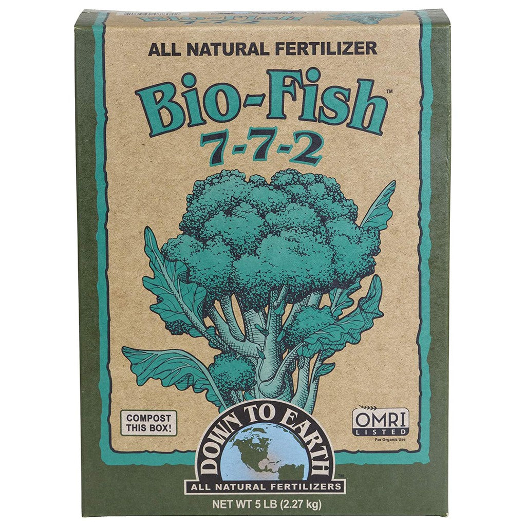 Down to Earth Bio-Fish 7-7-2 – Organic All-Purpose Fertilizer for Vegetables & Herbs