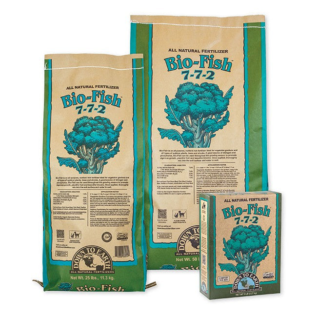 Down to Earth Bio-Fish 7-7-2 – Organic All-Purpose Fertilizer for Vegetables & Herbs