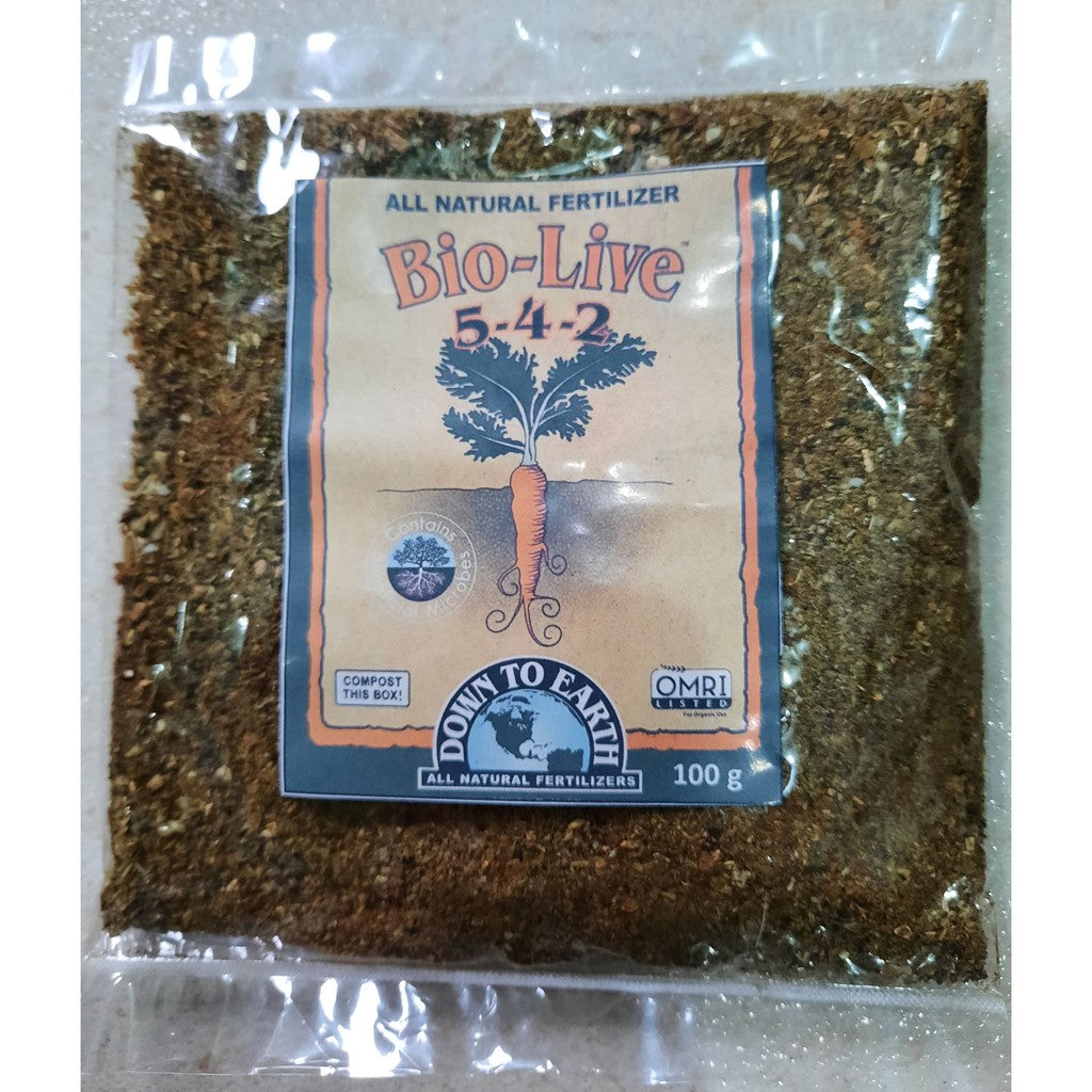 Down to Earth Bio-Live 5-4-2 – Organic Root & Bloom Fertilizer for Vegetables & Herbs