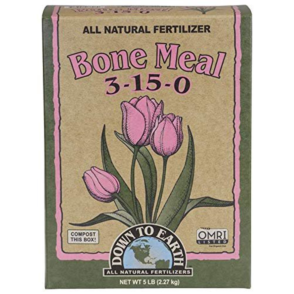 Down to Earth Bone Meal 3-15-0 – Organic Phosphorus Fertilizer for Roots & Flowering
