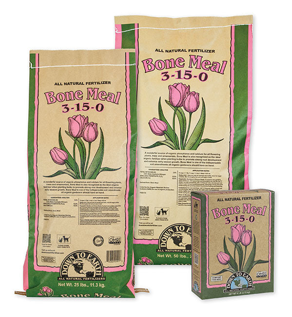 Down to Earth Bone Meal 3-15-0 – Organic Phosphorus Fertilizer for Roots & Flowering