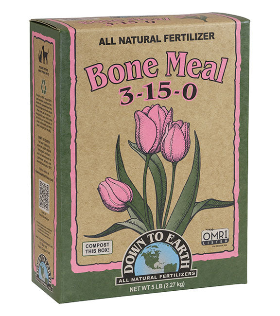 Down to Earth Bone Meal 3-15-0 – Organic Phosphorus Fertilizer for Roots & Flowering