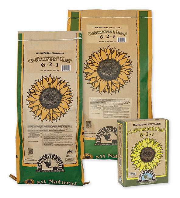 Down to Earth Cottonseed Meal 6-2-1 – Organic Plant-Based Fertilizer