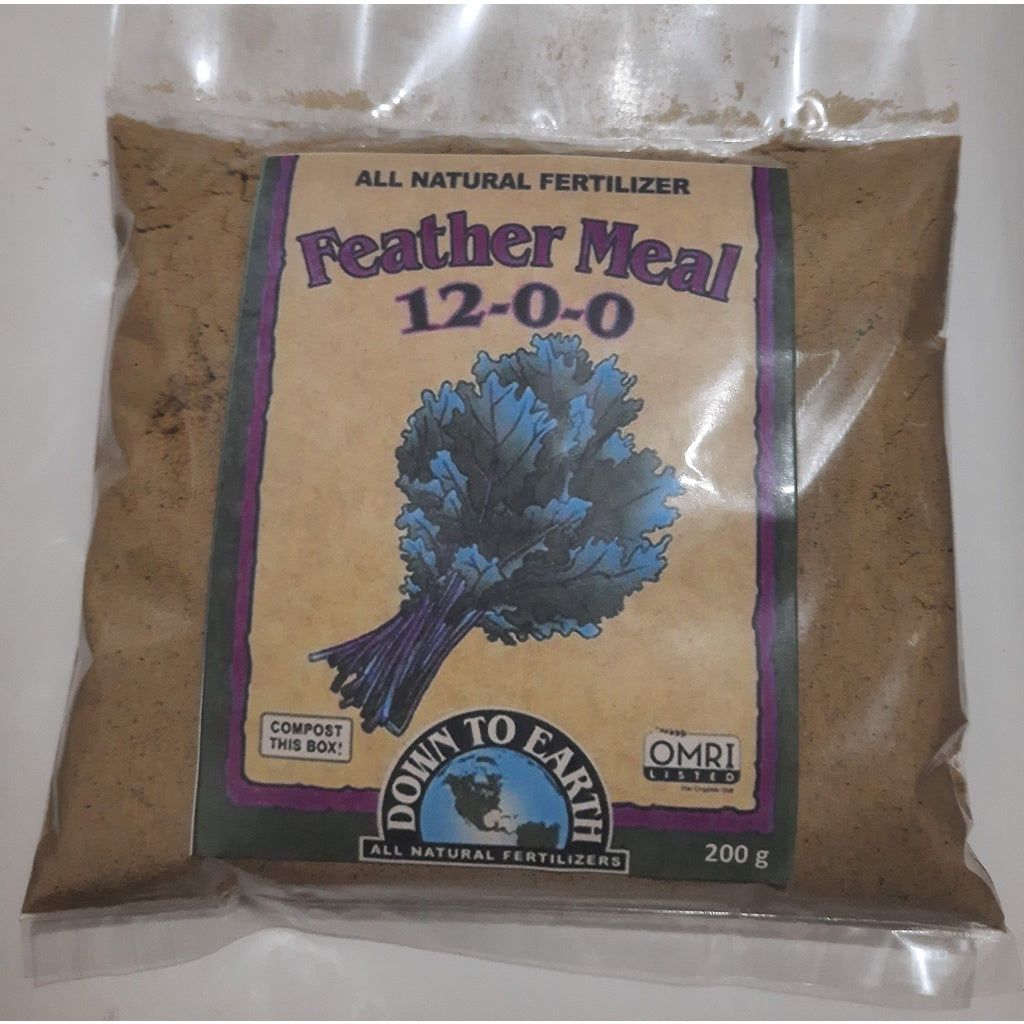 Down to Earth Feather Meal 12-0-0 – Organic Nitrogen Fertilizer