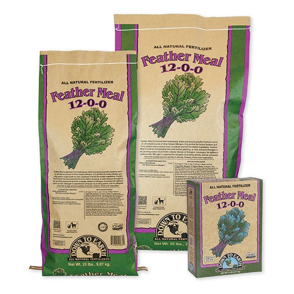 Down to Earth Feather Meal 12-0-0 – Organic Nitrogen Fertilizer