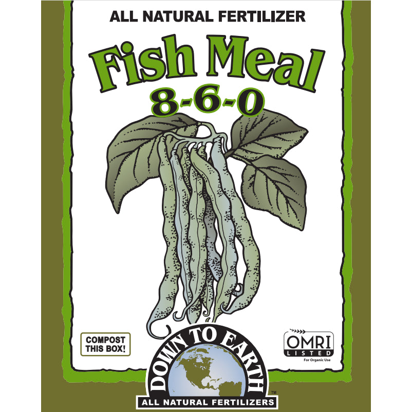 Down to Earth™ Fish Meal 8-6-0 – Organic Nitrogen Fertilizer