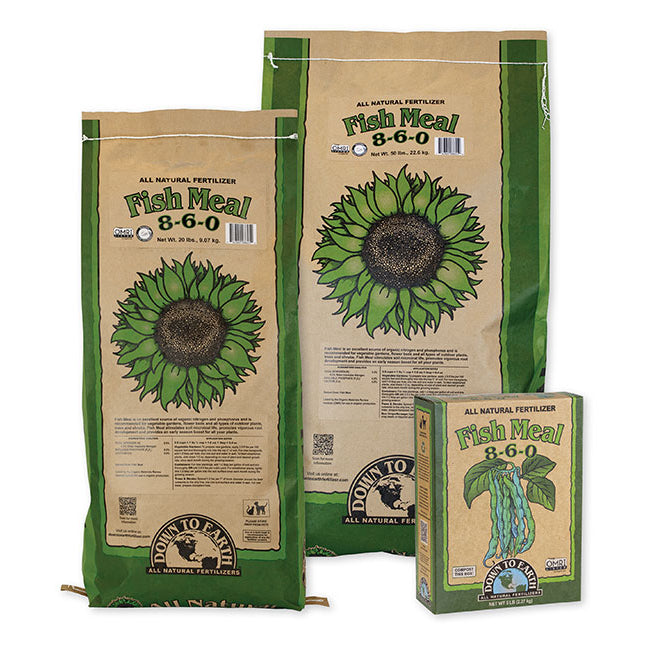 Down to Earth™ Fish Meal 8-6-0 – Organic Nitrogen Fertilizer