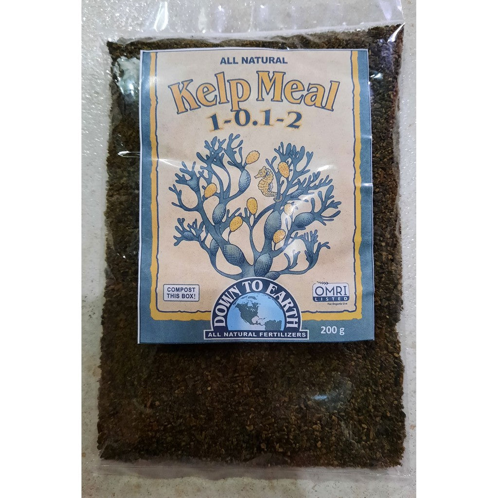 Down to Earth Kelp Meal 1-0.1-2 – Organic Seaweed Fertilizer