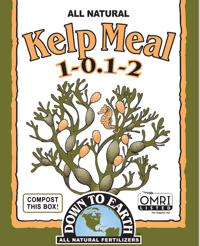 Down to Earth Kelp Meal 1-0.1-2 – Organic Seaweed Fertilizer