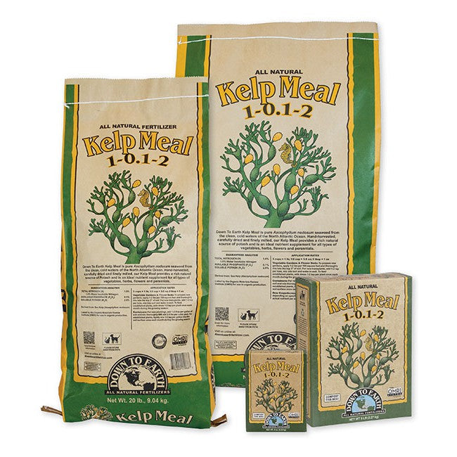 Down to Earth Kelp Meal 1-0.1-2 – Organic Seaweed Fertilizer