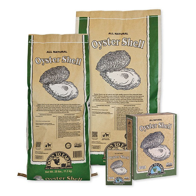 Down to Earth Oyster Shell – Organic Calcium Fertilizer for Garden & Indoor Plants