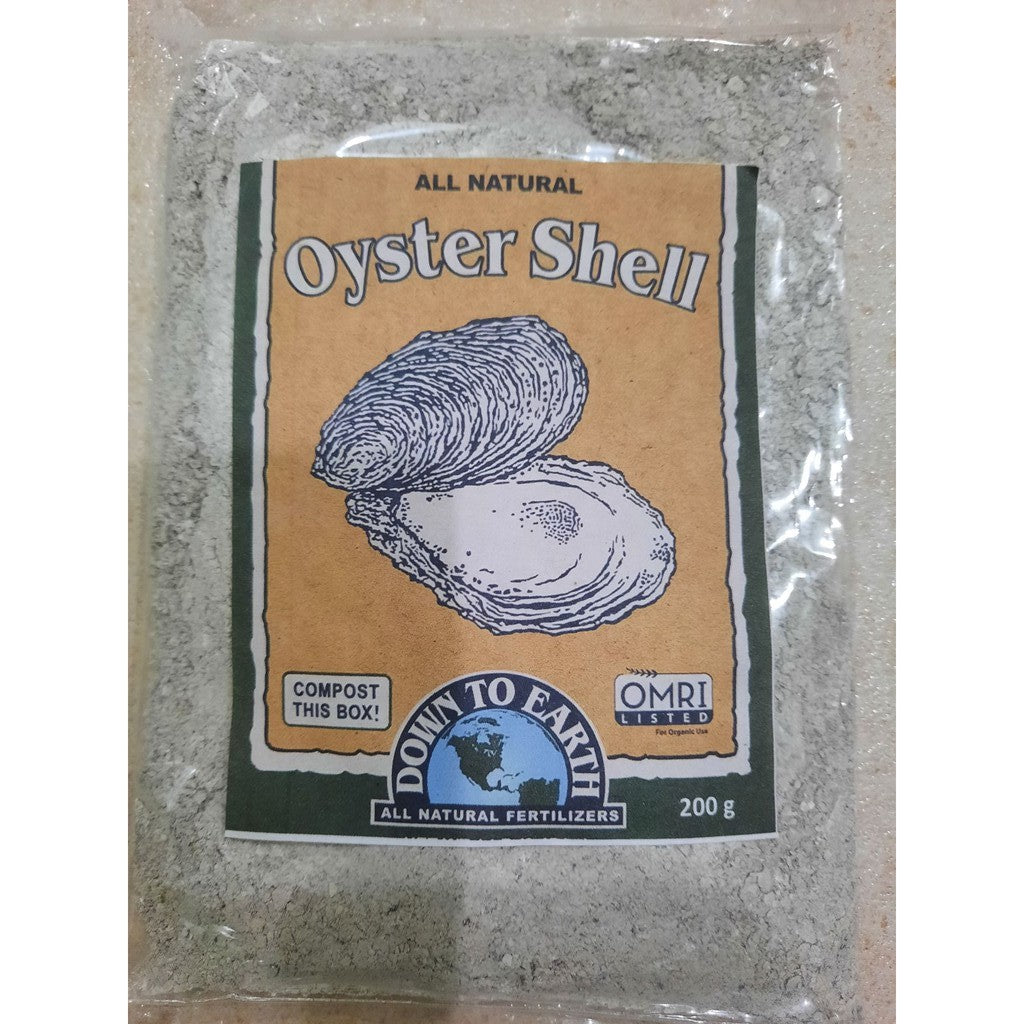Down to Earth Oyster Shell – Organic Calcium Fertilizer for Garden & Indoor Plants
