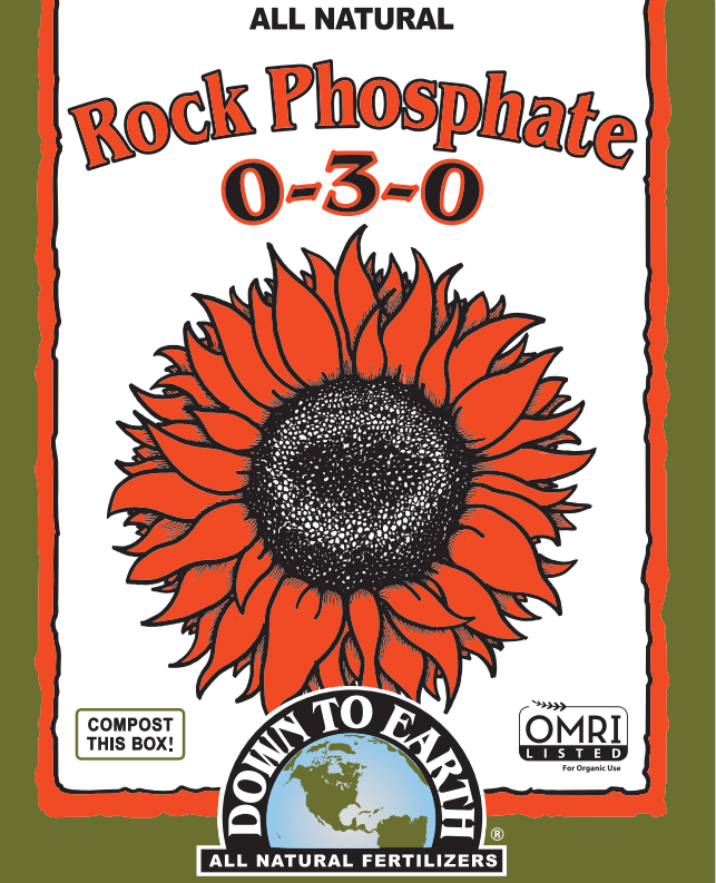 Down to Earth Rock Phosphate – Organic Phosphorus Fertilizer