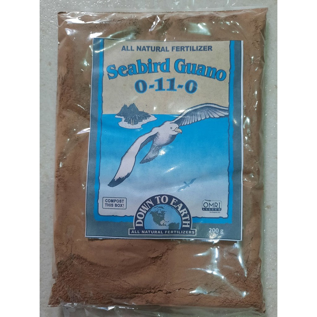 Down to Earth Seabird Guano 0-11-0 – Organic Bloom Booster Fertilizer