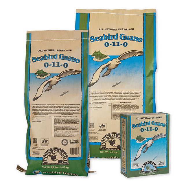 Down to Earth Seabird Guano 0-11-0 – Organic Bloom Booster Fertilizer