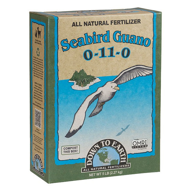 Down to Earth Seabird Guano 0-11-0 – Organic Bloom Booster Fertilizer