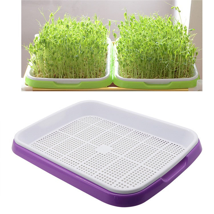 Hydroponic Seedling Tray – Double Layer Sprout Grow Tray