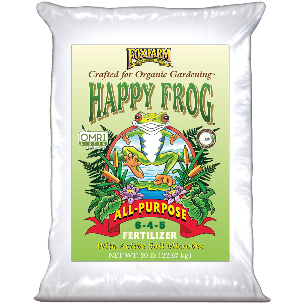 Fox Farm Happy Frog All Purpose Fertilizer 6-4-5 – Organic Soil & Plant Booster