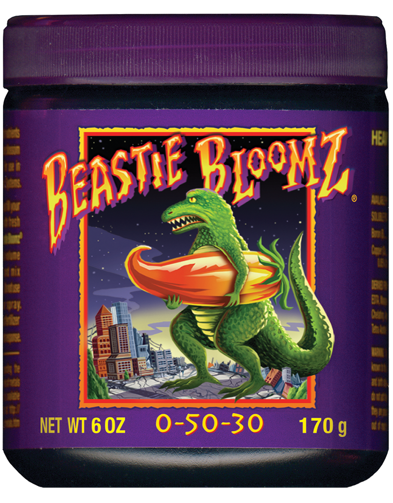 Fox Farm Beastie Bloomz Soluble Fertilizer 0-50-30 1 lb (450g)– High-Phosphorus Bloom Booster