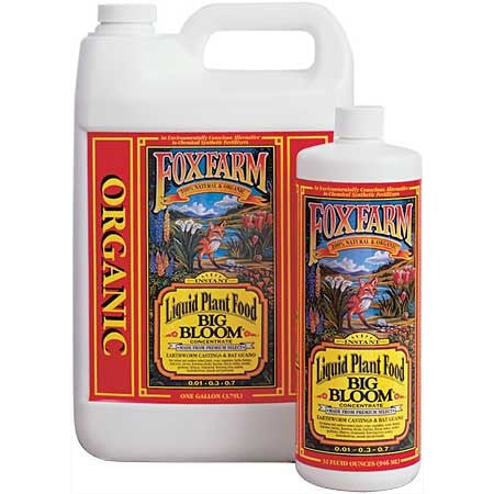 Fox Farm Big Bloom Organic Liquid Fertilizer 1 Quart – Bloom & Fruit Booster