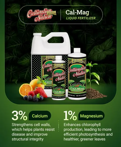 FoxFarm Cultivation Nation Cal-Mag 1 Pint – Calcium & Magnesium Supplement