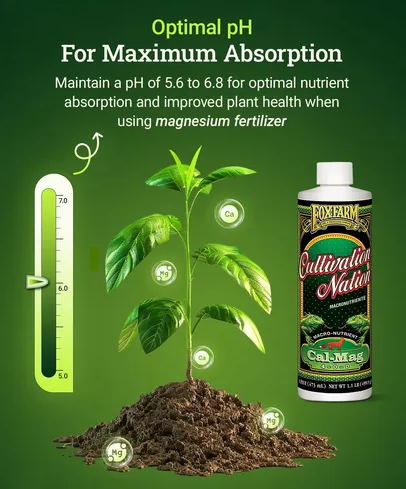 FoxFarm Cultivation Nation Cal-Mag 1 Pint – Calcium & Magnesium Supplement