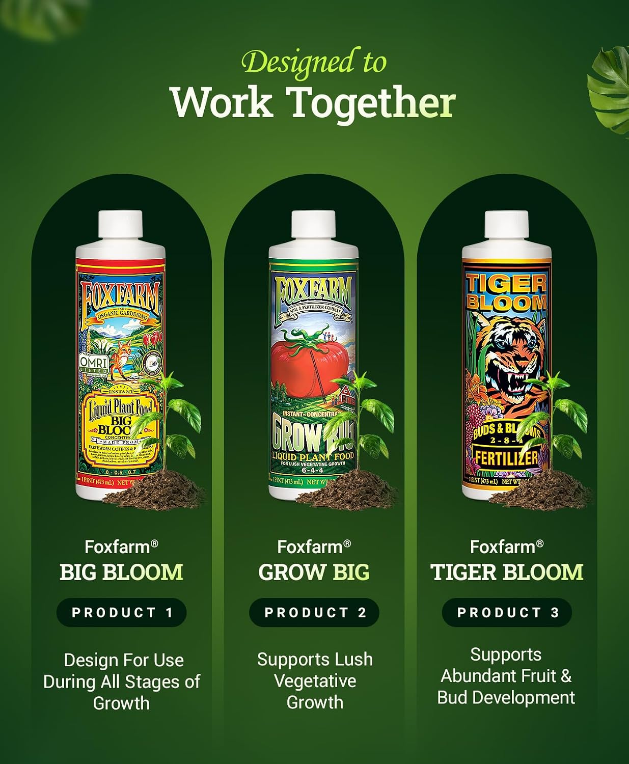 FoxFarm Dirty Dozen Starter Pack – 12-Piece Liquid & Soluble Plant Nutrient Set