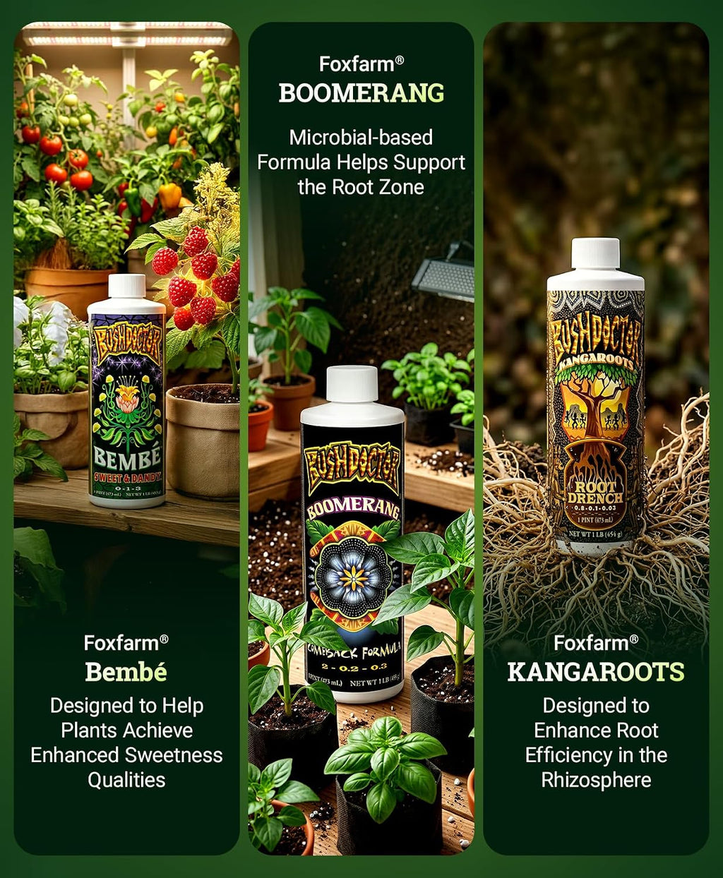 FoxFarm Dirty Dozen Starter Pack – 12-Piece Liquid & Soluble Plant Nutrient Set