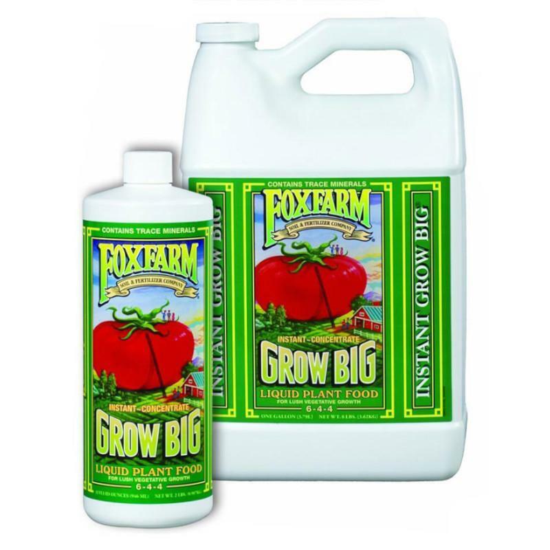 Fox Farm Grow Big Liquid Plant Food 1 Quart – Fertilizer for Vegetative Growth