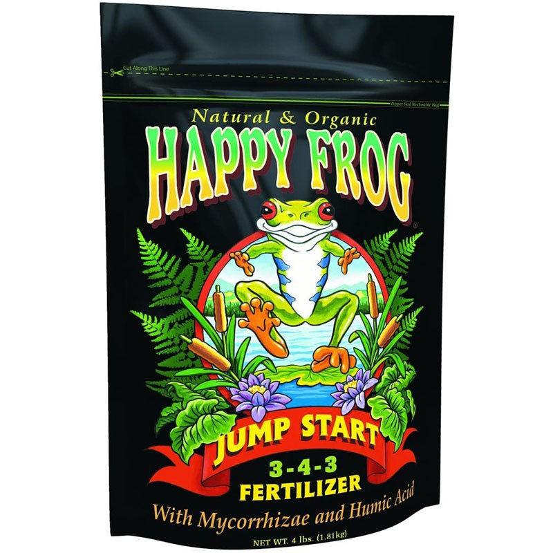 Fox Farm Happy Frog Jump Start Fertilizer 3-4-3 | Organic Blend for Seedlings & Transplants