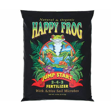 Fox Farm Happy Frog Jump Start Fertilizer 3-4-3 | Organic Blend for Seedlings & Transplants
